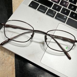 Rare Morgenthal Frederics Glenn Col 26 Semi-rimless. Never owned! PureTitanium